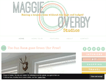 Tablet Screenshot of maggieoverbystudios.com